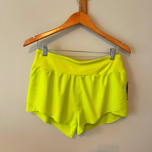 JoyLab Pants - JoyLab Neon Green / Lime Shorts size Medium NWT
